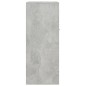 vidaXL Aparador de madera contrachapada gris hormigón 60x30x75 cm vidaXL Aparador de madera contrachapada gris hormigón 60x30x75 cm
