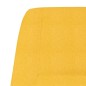 vidaXL Sillón de relax de tela amarillo mostaza vidaXL Sillón de relax de tela amarillo mostaza