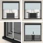 vidaXL Mosquitera extensible para ventanas blanco (75-143)x50 cm vidaXL Mosquitera extensible para ventanas blanco (75-143)x50 cm