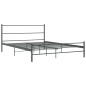 vidaXL Estructura de cama de metal gris 140x200 cm vidaXL Estructura de cama de metal gris 140x200 cm