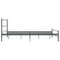 vidaXL Estructura de cama de metal gris 140x200 cm vidaXL Estructura de cama de metal gris 140x200 cm