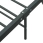 vidaXL Estructura de cama de metal gris 140x200 cm vidaXL Estructura de cama de metal gris 140x200 cm