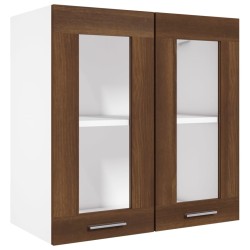 vidaXL Armario colgante madera de ingeniería marrón roble 60x31x60 cm
