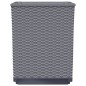 vidaXL Jardineras 2 uds polipropileno gris oscuro 30x30x37 cm vidaXL Jardineras 2 uds polipropileno gris oscuro 30x30x37 cm