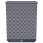 vidaXL Jardineras 2 uds polipropileno gris oscuro 30x30x37 cm vidaXL Jardineras 2 uds polipropileno gris oscuro 30x30x37 cm