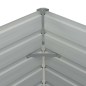 vidaXL Jardinera elevada acero galvanizado gris antracita 160x80x77cm