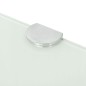 vidaXL Estante de esquina con soportes cromados vidrio blanco 25x25 cm vidaXL Estante de esquina con soportes cromados vidrio blanco 25x25 cm