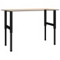 vidaXL Estructura de banco de trabajo 2 uds metal 55x(69-95,5)cm negro vidaXL Estructura de banco de trabajo 2 uds metal 55x(69-95,5)cm negro