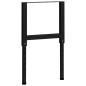vidaXL Estructura de banco de trabajo 2 uds metal 55x(69-95,5)cm negro vidaXL Estructura de banco de trabajo 2 uds metal 55x(69-95,5)cm negro