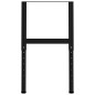 vidaXL Estructura de banco de trabajo 2 uds metal 55x(69-95,5)cm negro vidaXL Estructura de banco de trabajo 2 uds metal 55x(69-95,5)cm negro