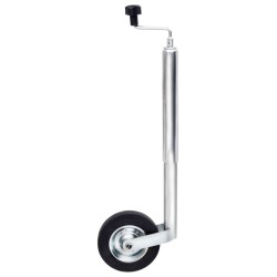 vidaXL Rueda jockey para remolque 48 mm acero galvanizado