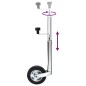 vidaXL Rueda jockey para remolque 48 mm acero galvanizado vidaXL Rueda jockey para remolque 48 mm acero galvanizado