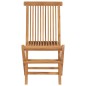 vidaXL Sillas de jardín plegables 2 unidades madera maciza de teca vidaXL Sillas de jardín plegables 2 unidades madera maciza de teca