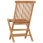 vidaXL Sillas de jardín plegables 2 unidades madera maciza de teca vidaXL Sillas de jardín plegables 2 unidades madera maciza de teca