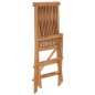 vidaXL Sillas de jardín plegables 2 unidades madera maciza de teca vidaXL Sillas de jardín plegables 2 unidades madera maciza de teca