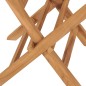 vidaXL Sillas de jardín plegables 2 unidades madera maciza de teca vidaXL Sillas de jardín plegables 2 unidades madera maciza de teca