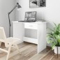 vidaXL Escritorio de madera contrachapada blanco 100x50x76 cm vidaXL Escritorio de madera contrachapada blanco 100x50x76 cm