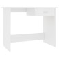 vidaXL Escritorio de madera contrachapada blanco 100x50x76 cm vidaXL Escritorio de madera contrachapada blanco 100x50x76 cm