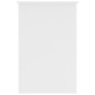 vidaXL Escritorio de madera contrachapada blanco 100x50x76 cm vidaXL Escritorio de madera contrachapada blanco 100x50x76 cm