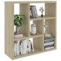 vidaXL Estantería de pared contrachapada color roble 45,1x16x45,1 cm vidaXL Estantería de pared contrachapada color roble 45,1x16x45,1 cm