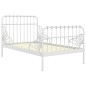 vidaXL Estructura de cama extensible metal blanca 80x130/200 cm vidaXL Estructura de cama extensible metal blanca 80x130/200 cm