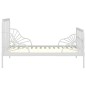 vidaXL Estructura de cama extensible metal blanca 80x130/200 cm vidaXL Estructura de cama extensible metal blanca 80x130/200 cm