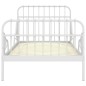 vidaXL Estructura de cama extensible metal blanca 80x130/200 cm vidaXL Estructura de cama extensible metal blanca 80x130/200 cm