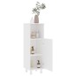 vidaXL Armario de baño madera contrachapada blanco 30x30x95 cm vidaXL Armario de baño madera contrachapada blanco 30x30x95 cm