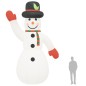 vidaXL Muñeco de nieve inflable con LED 620 cm vidaXL Muñeco de nieve inflable con LED 620 cm