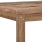vidaXL Mesa de palés de jardín madera impregnada marrón 60x60x36,5 cm vidaXL Mesa de palés de jardín madera impregnada marrón 60x60x36,5 cm