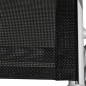 vidaXL Juego de comedor de jardín 5 piezas de acero negro