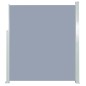 vidaXL Toldo lateral retráctil de jardín gris160x300 cm