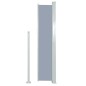 vidaXL Toldo lateral retráctil de jardín gris160x300 cm