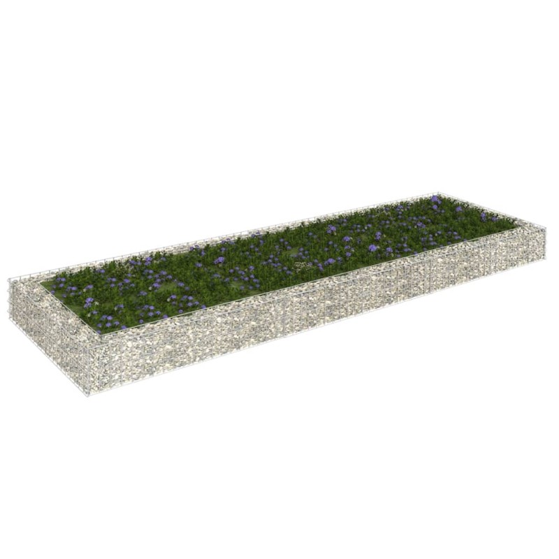 vidaXL Arriate de gaviones de acero galvanizado 300x100x20 cm vidaXL Arriate de gaviones de acero galvanizado 300x100x20 cm