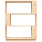 vidaXL Estantería/divisor de espacios madera maciza pino 80x25x101 cm vidaXL Estantería/divisor de espacios madera maciza pino 80x25x101 cm