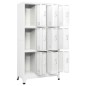 vidaXL Taquilla con 9 compartimentos acero 90x45x180 cm 