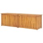 vidaXL Baúl de jardín madera maciza de teca 175x50x55 cm vidaXL Baúl de jardín madera maciza de teca 175x50x55 cm
