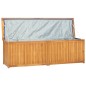 vidaXL Baúl de jardín madera maciza de teca 175x50x55 cm vidaXL Baúl de jardín madera maciza de teca 175x50x55 cm