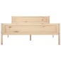 vidaXL Estructura de cama de madera maciza de pino 120x200 cm