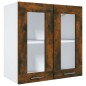 vidaXL Armario colgante madera de ingeniería roble ahumado 60x31x60 cm vidaXL Armario colgante madera de ingeniería roble ahumado 60x31x60 cm
