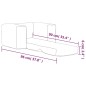 vidaXL Sofá cama infantil felpa suave gris antracita vidaXL Sofá cama infantil felpa suave gris antracita