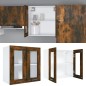 vidaXL Armario colgante madera de ingeniería roble ahumado 60x31x60 cm vidaXL Armario colgante madera de ingeniería roble ahumado 60x31x60 cm