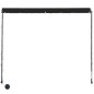 vidaXL Toldo retráctil con LED gris antracita 150x150 cm