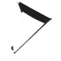 vidaXL Toldo retráctil con LED gris antracita 150x150 cm