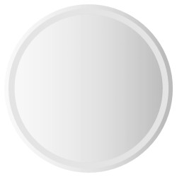 vidaXL Espejo de baño LED redondo 70 cm