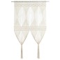 vidaXL Cortina de macramé algodón 140x240 cm vidaXL Cortina de macramé algodón 140x240 cm