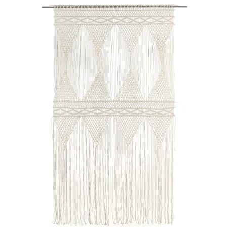 vidaXL Cortina de macramé algodón 140x240 cm