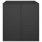 vidaXL Baúl de cojines para jardín de ratán PE negro 100x97,5x104 cm vidaXL Baúl de cojines para jardín de ratán PE negro 100x97,5x104 cm