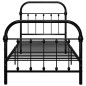 vidaXL Estructura de cama de metal 90x200 cm