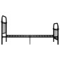 vidaXL Estructura de cama de metal 90x200 cm